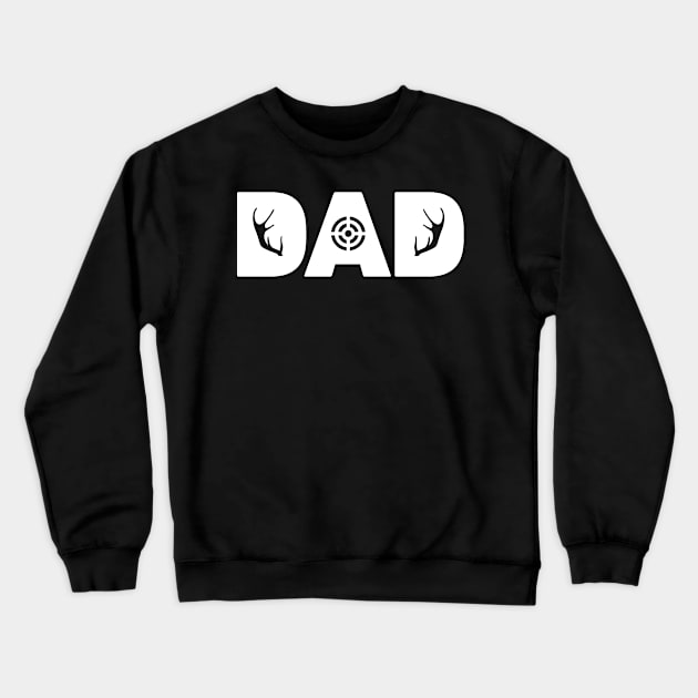 Deer Hunter Dad Crewneck Sweatshirt by MeatMan